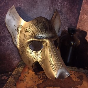 Golden Wolf Mask