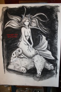 She Mermaid Charcoal