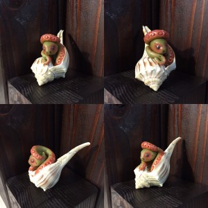 Shell Snake Sculpture