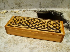 Celtic Knot Box Pyrography
